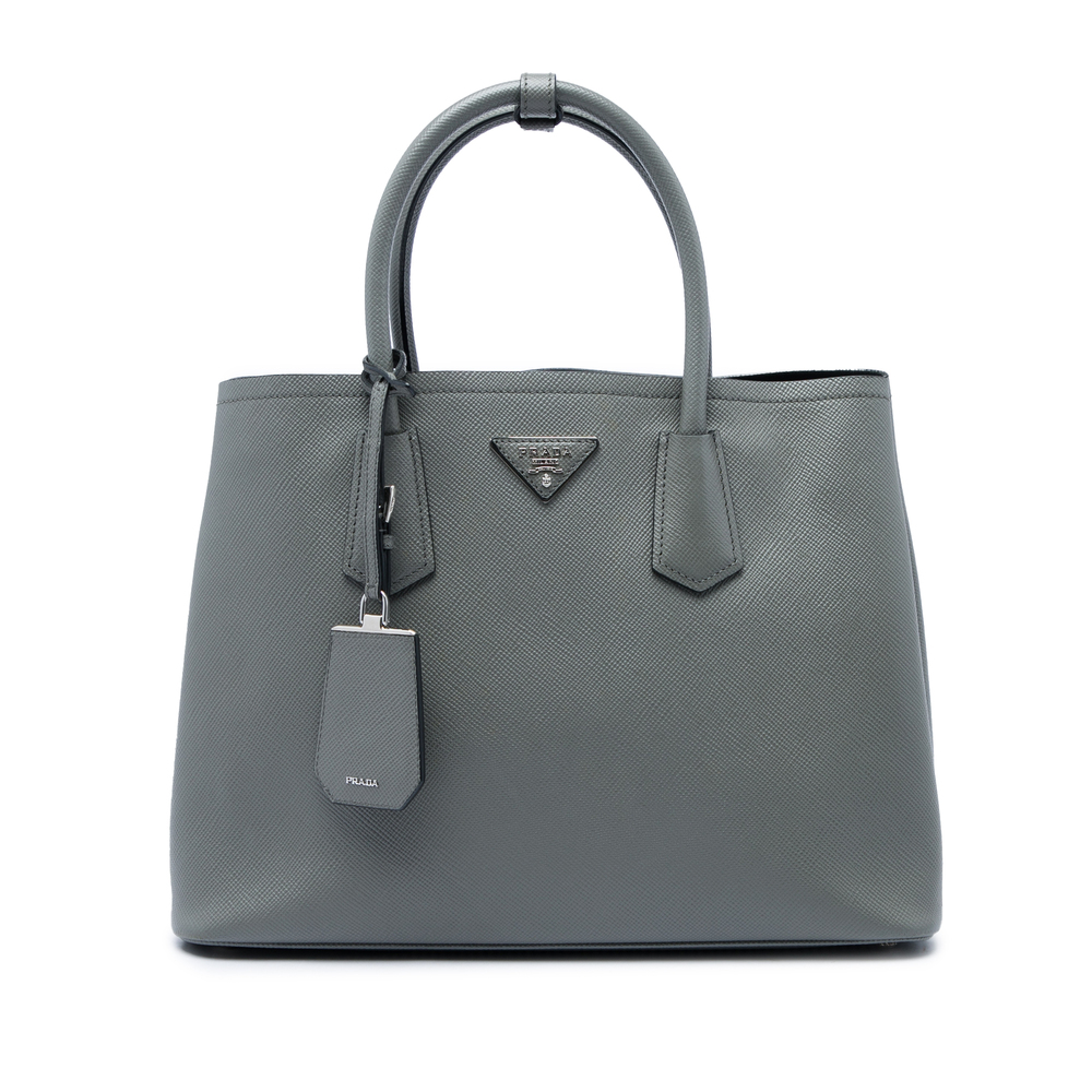 Pre-Loved Prada Medium Saffiano Cuir Double Satchel